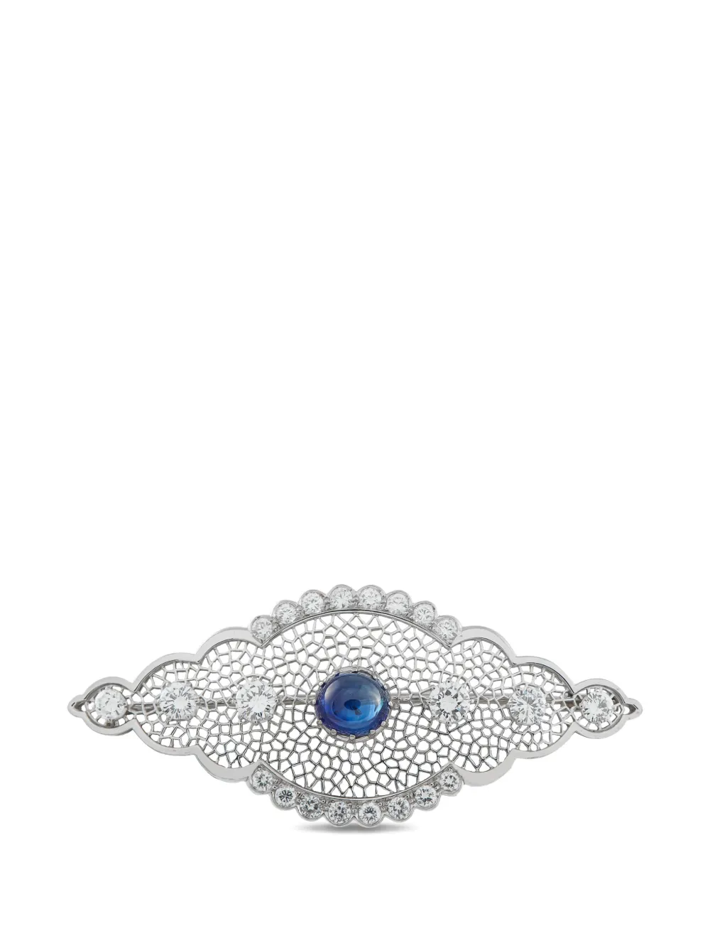 LB Exclusive diamond and sapphire brooch - Argento
