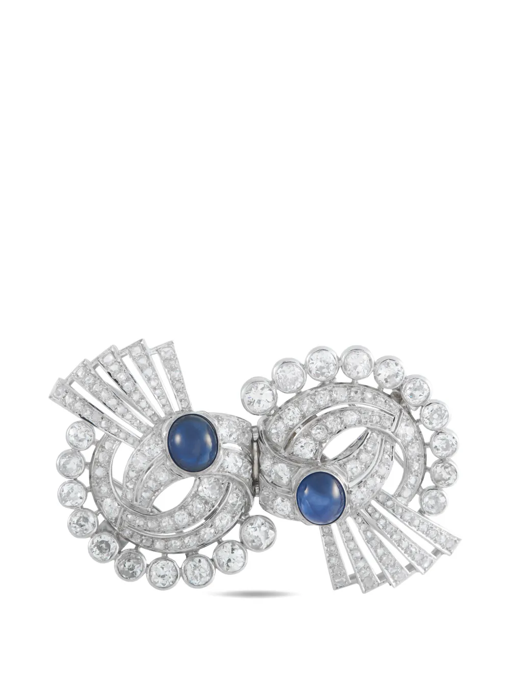 LB Exclusive diamond and sapphire brooch - Argento