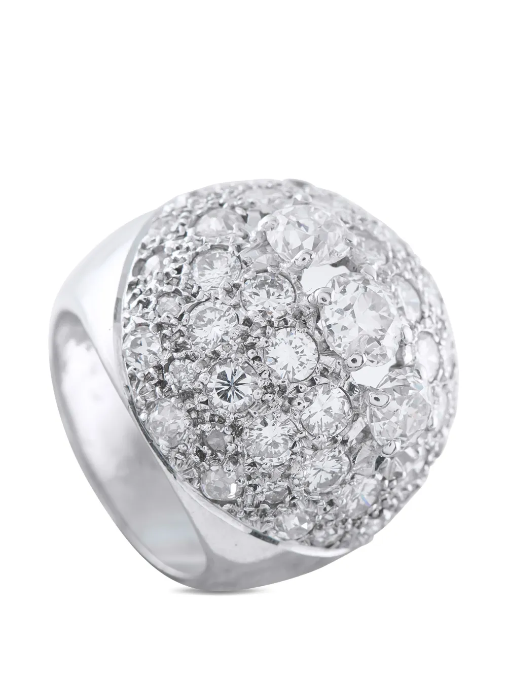 LB Exclusive diamond bombe ring - Silber