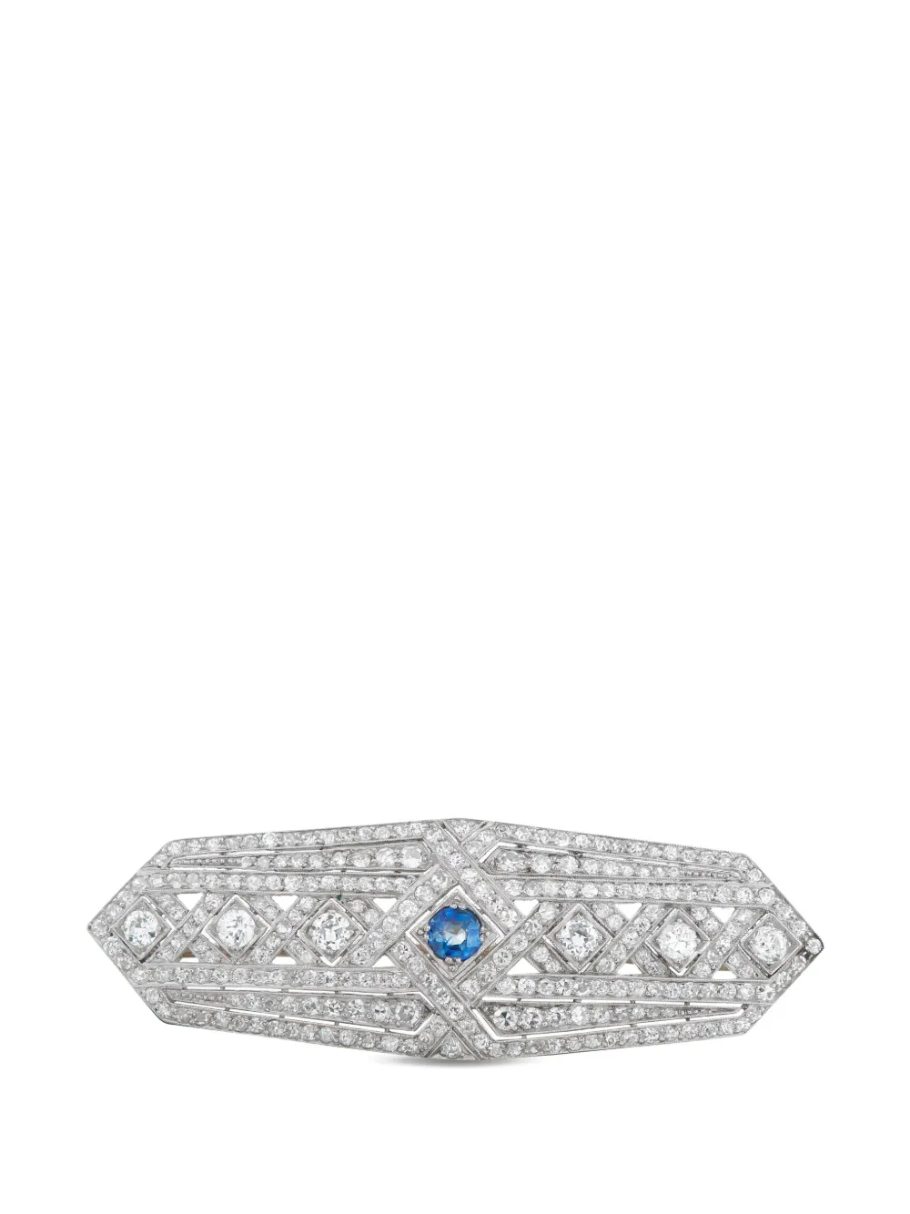 LB Exclusive diamond and sapphire brooch - Argento