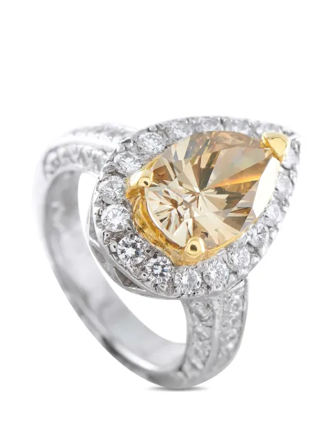 LB Exclusive diamond halo ring 