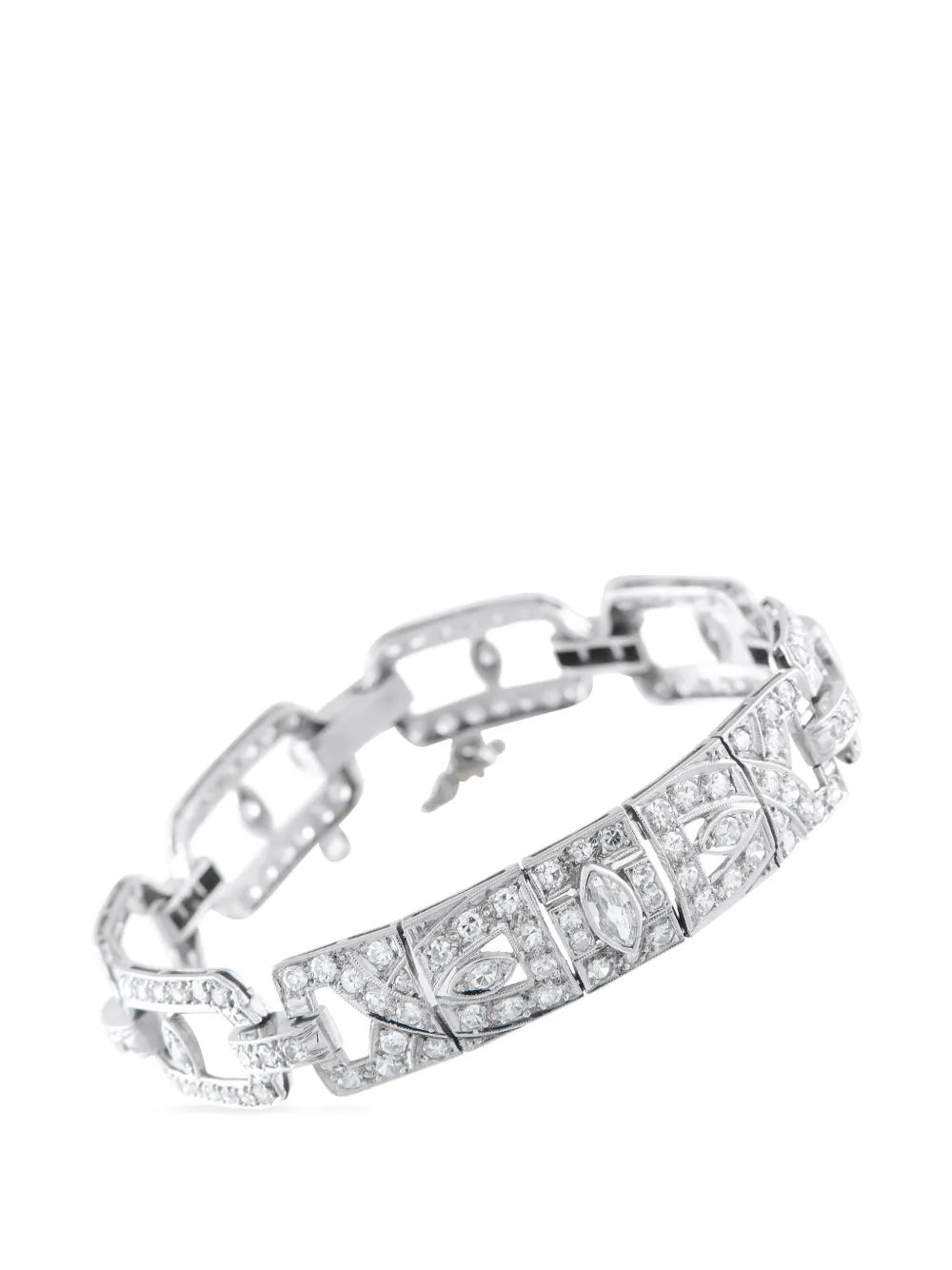 LB Exclusive diamond art-deco bracelet - Argento