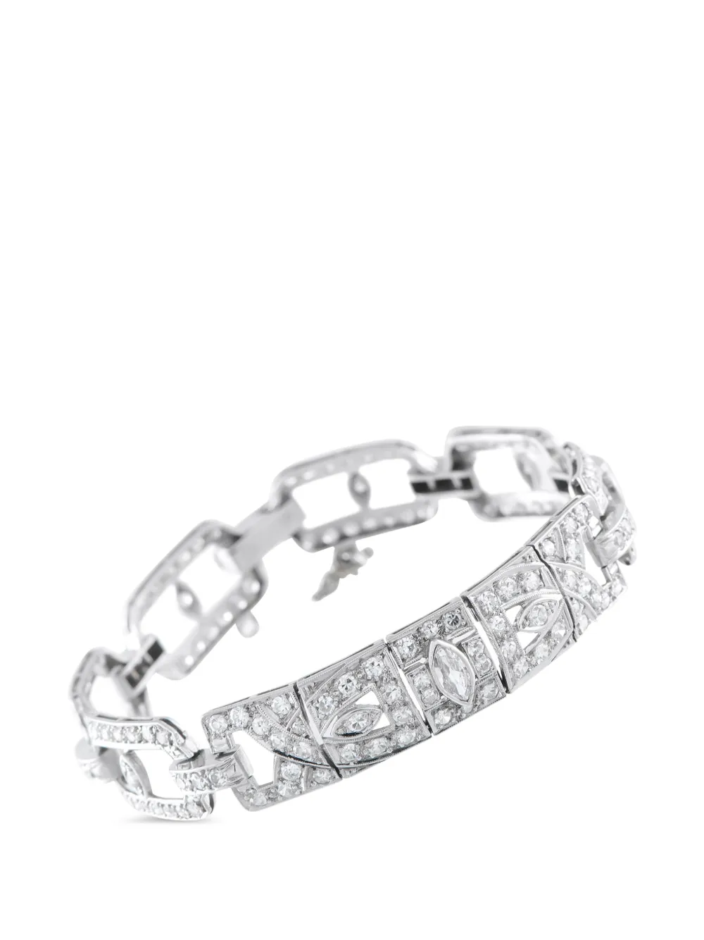 LB Exclusive diamond art-deco bracelet - Argento