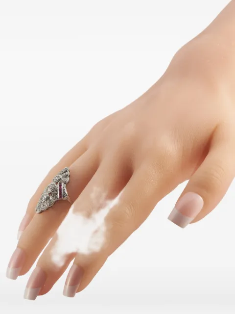 LB Exclusive ring med diamant och rubin