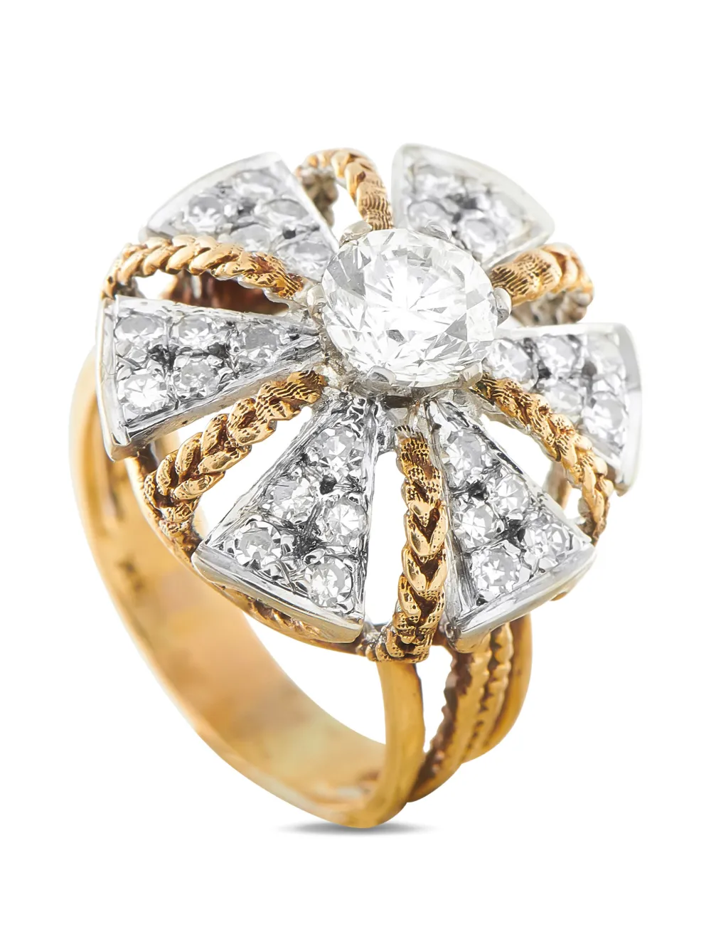 LB Exclusive diamond 18K rose gold ring - Oro