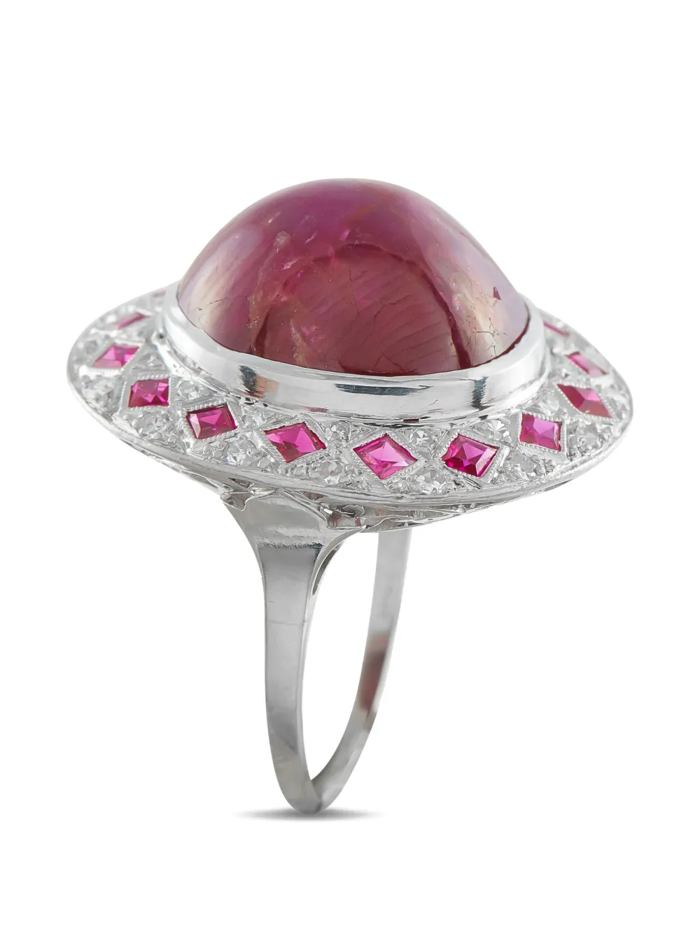 LB Exclusive ruby and diamond ring - Argento