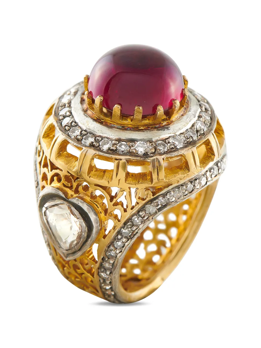 LB Exclusive diamond and tourmaline ring - Oro