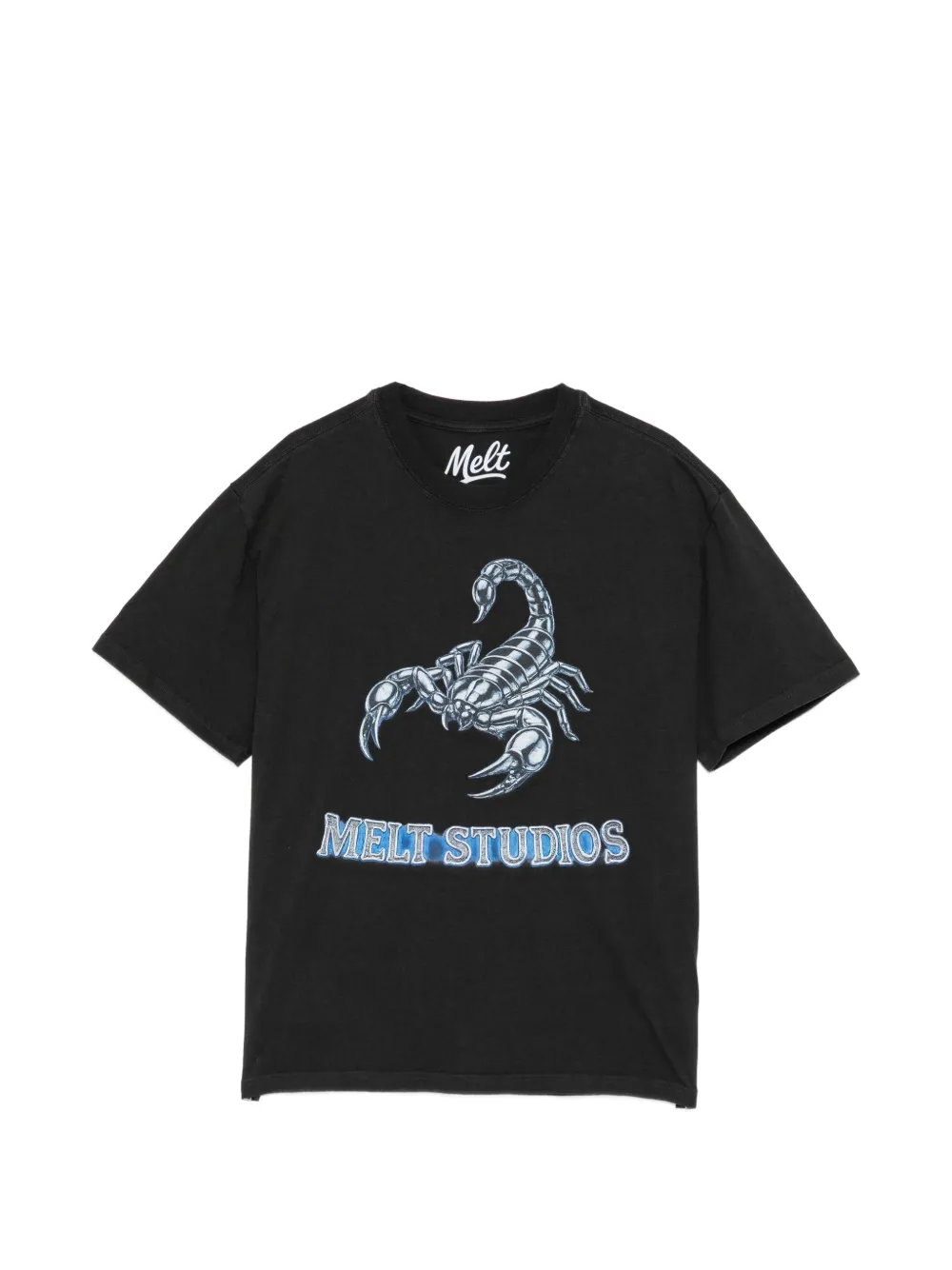 Melt scorpion printed T-shirt - Schwarz