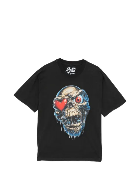 Melt playera con motivo de calavera