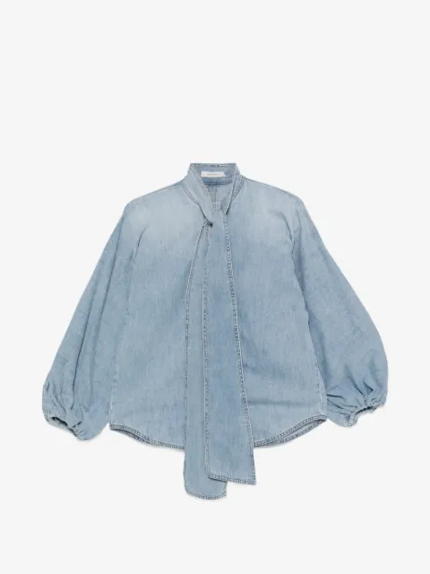 ZIMMERMANN Indra tie-neck blouse