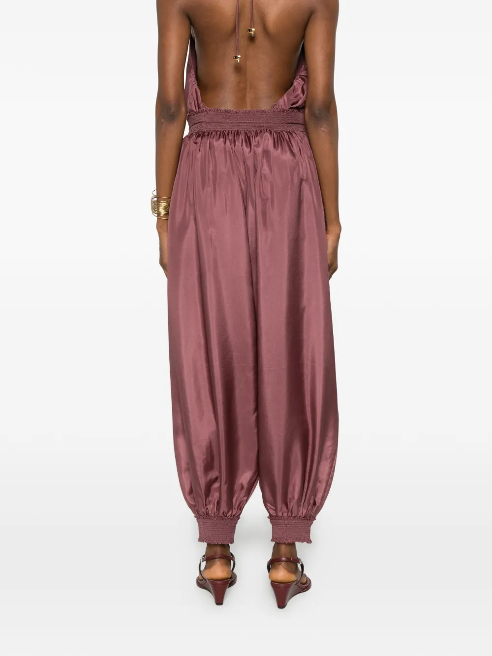 ZIMMERMANN Aster broek met elastische tailleband Paars