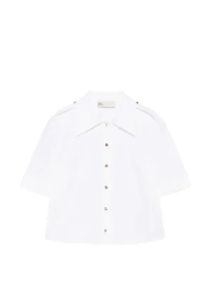 Sacai ショートスリーブ シャツ | ニュートラル | FARFETCH JP