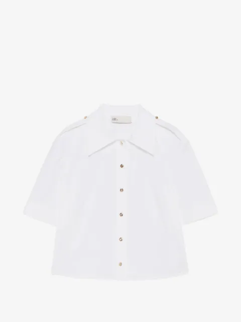 Tory Burch poplin camp shirt