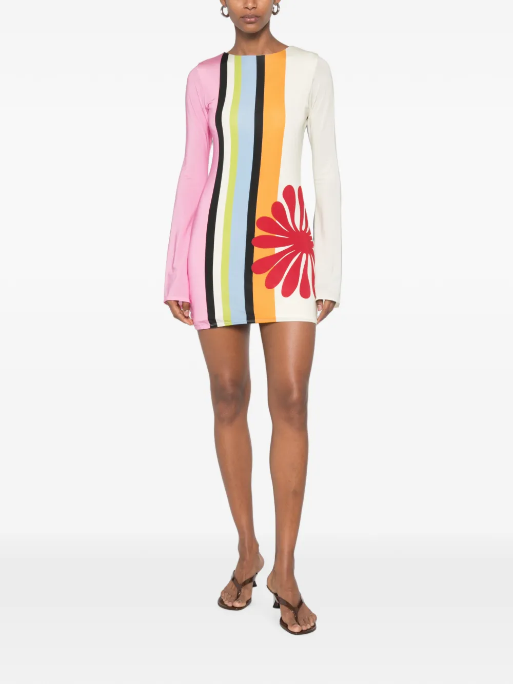 Cala de la Cruz Maisha mini-jurk Beige