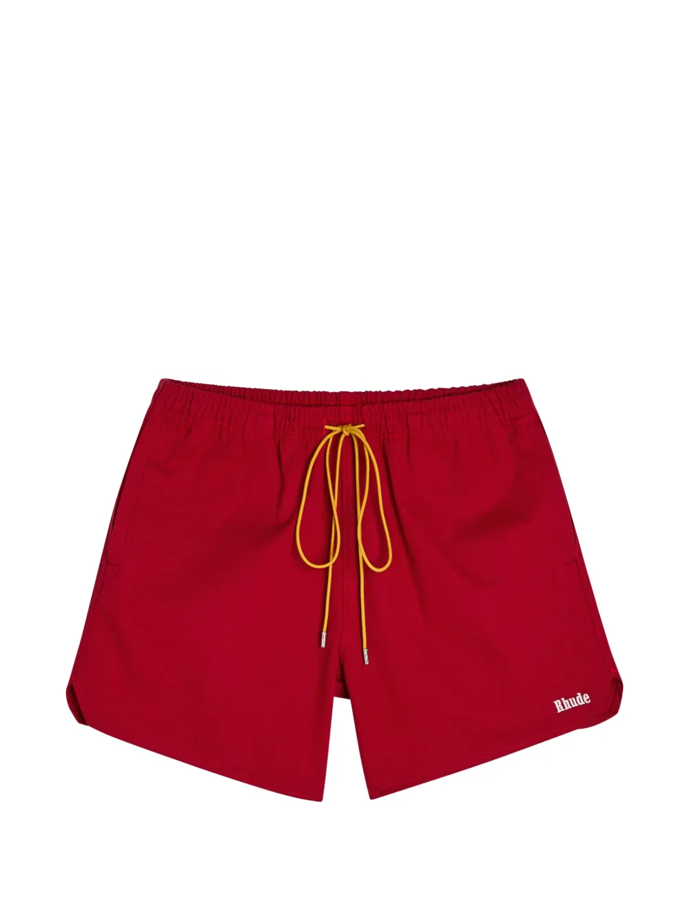 Rhude Logo-print Shorts In Red