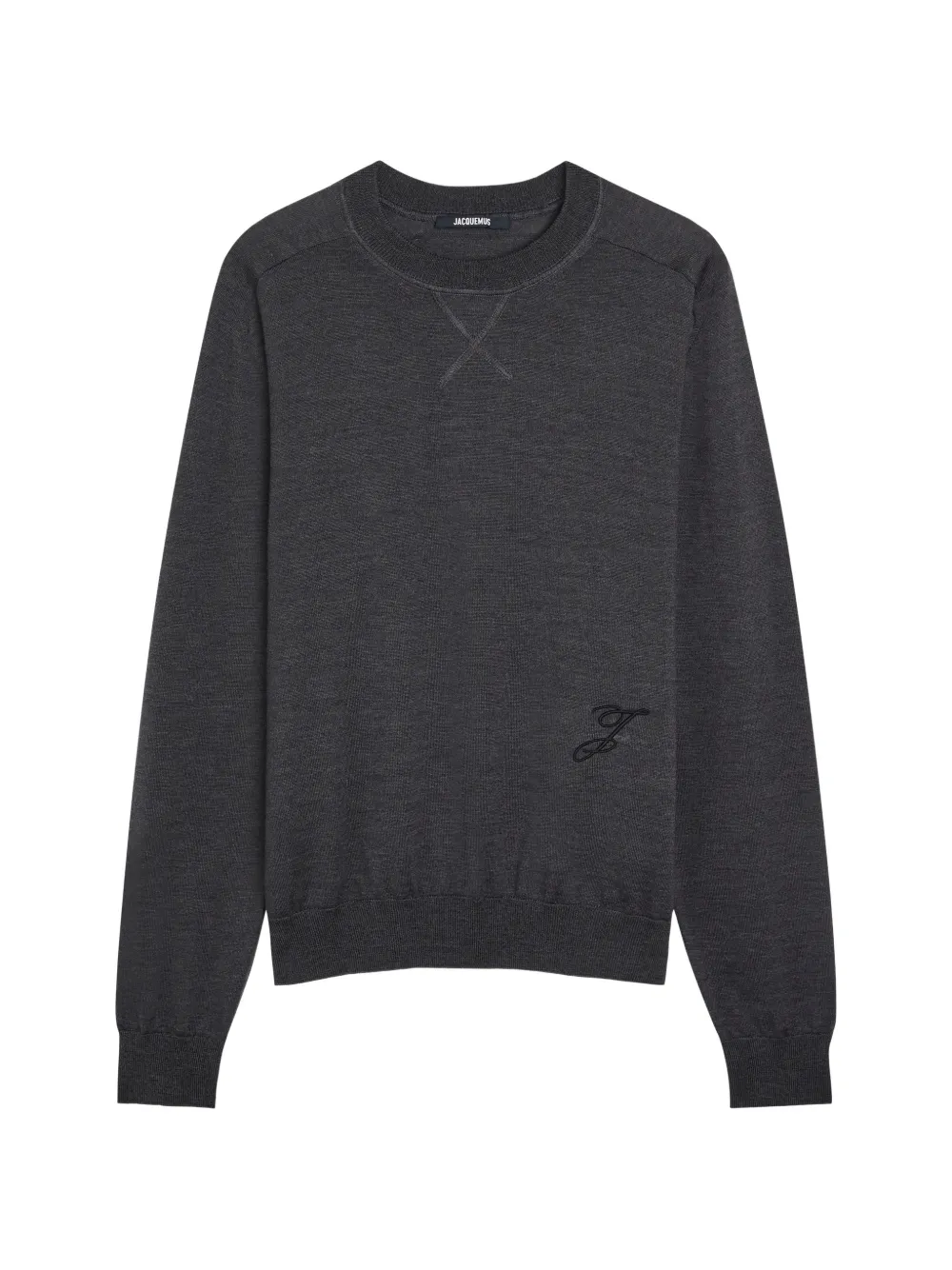 Jacquemus crew-neck sweatshirt - Grey
