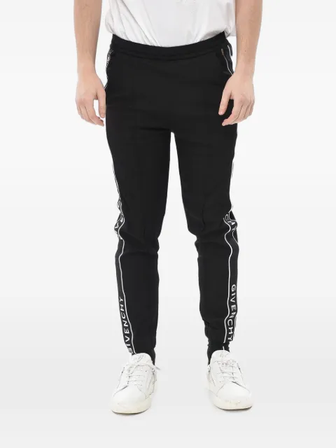 Givenchy logo-tape slim-fit track pants