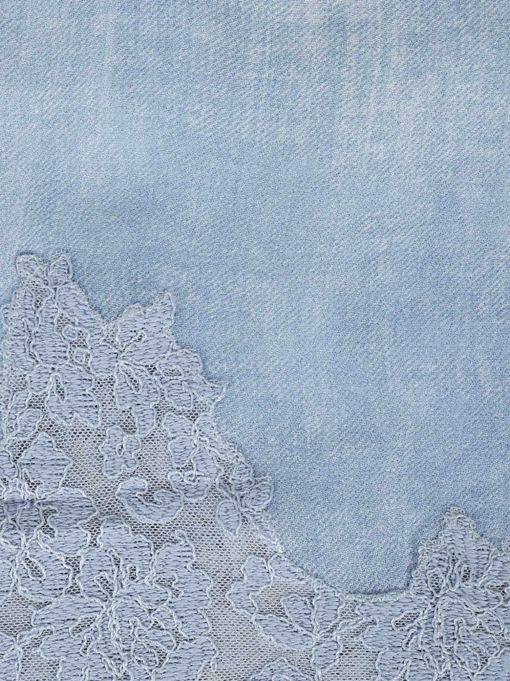  Ermanno Firenze Laced Scarf - Blue 