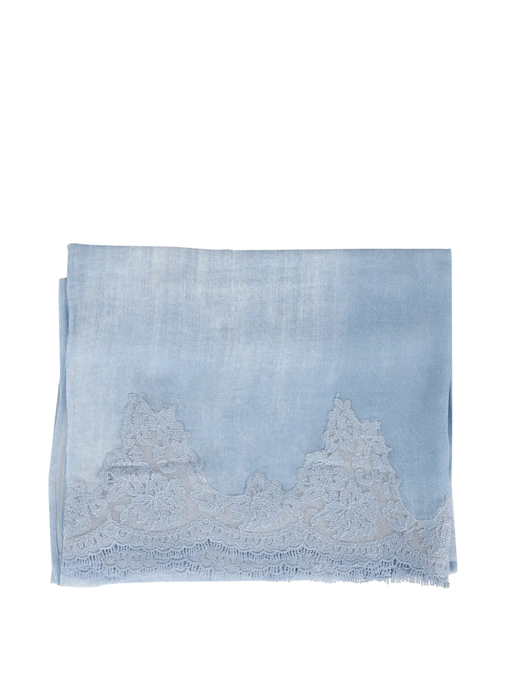 ERMANNO FIRENZE laced scarf - Blu