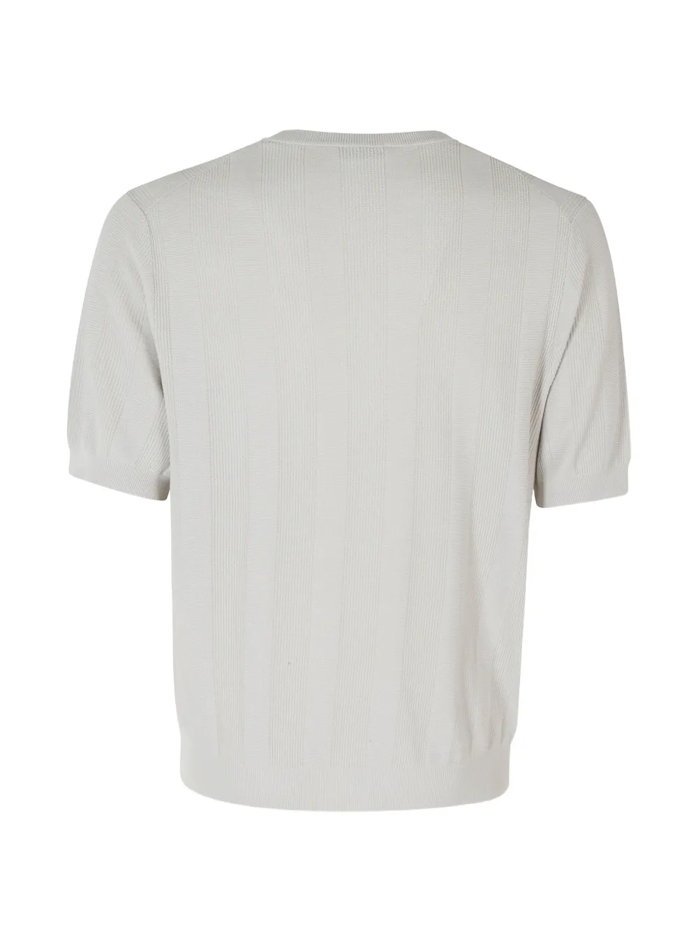 Kangra Geribbeld T-shirt Beige