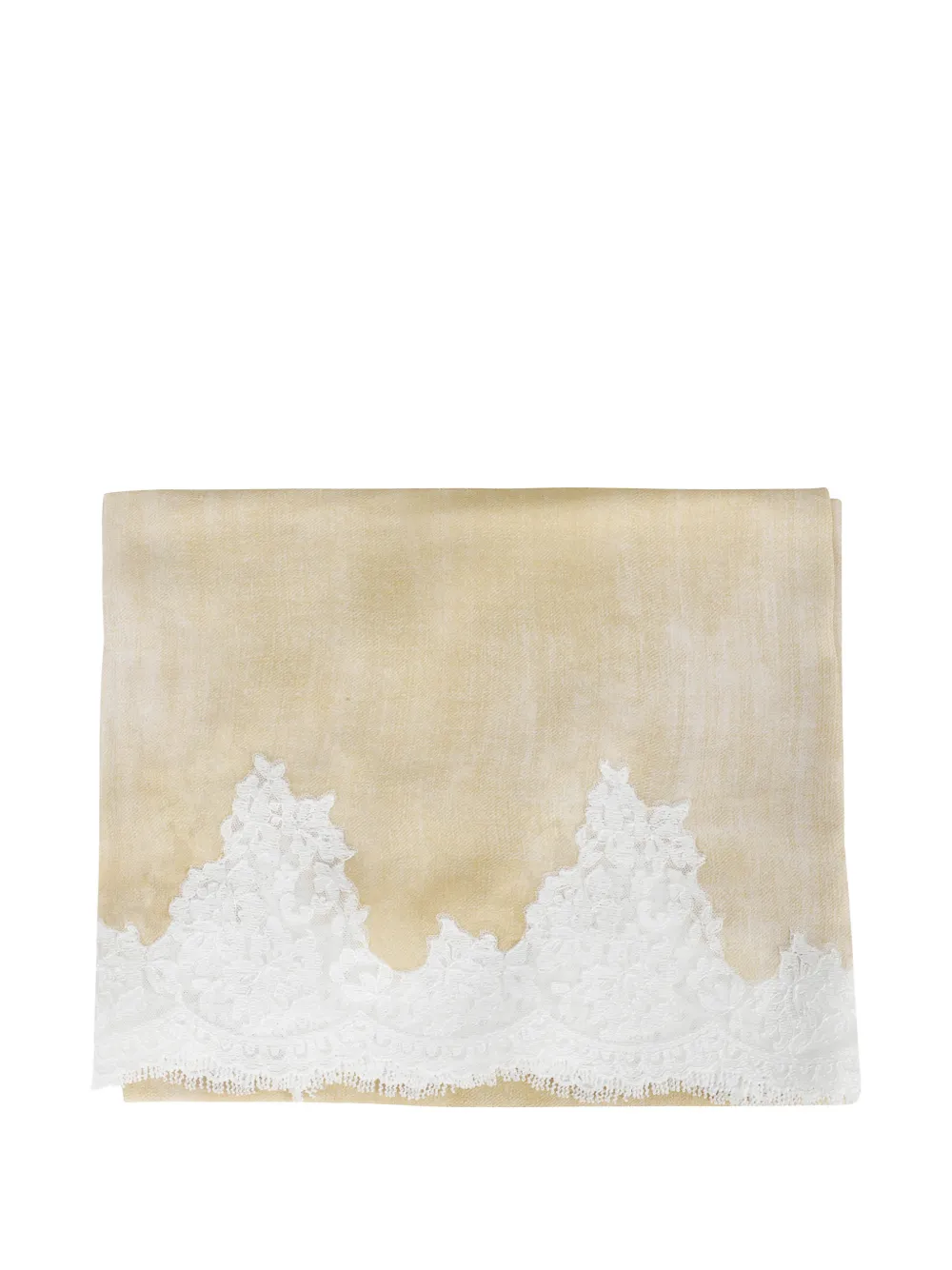 ERMANNO FIRENZE floral-embroidered scarf - Toni neutri