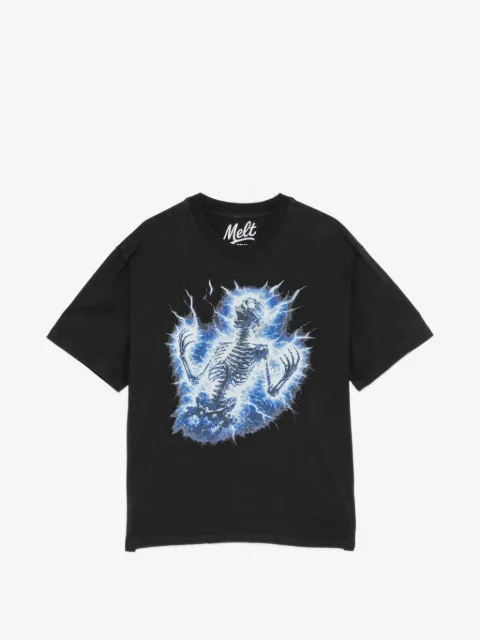 Melt skeleton printed T-shirt