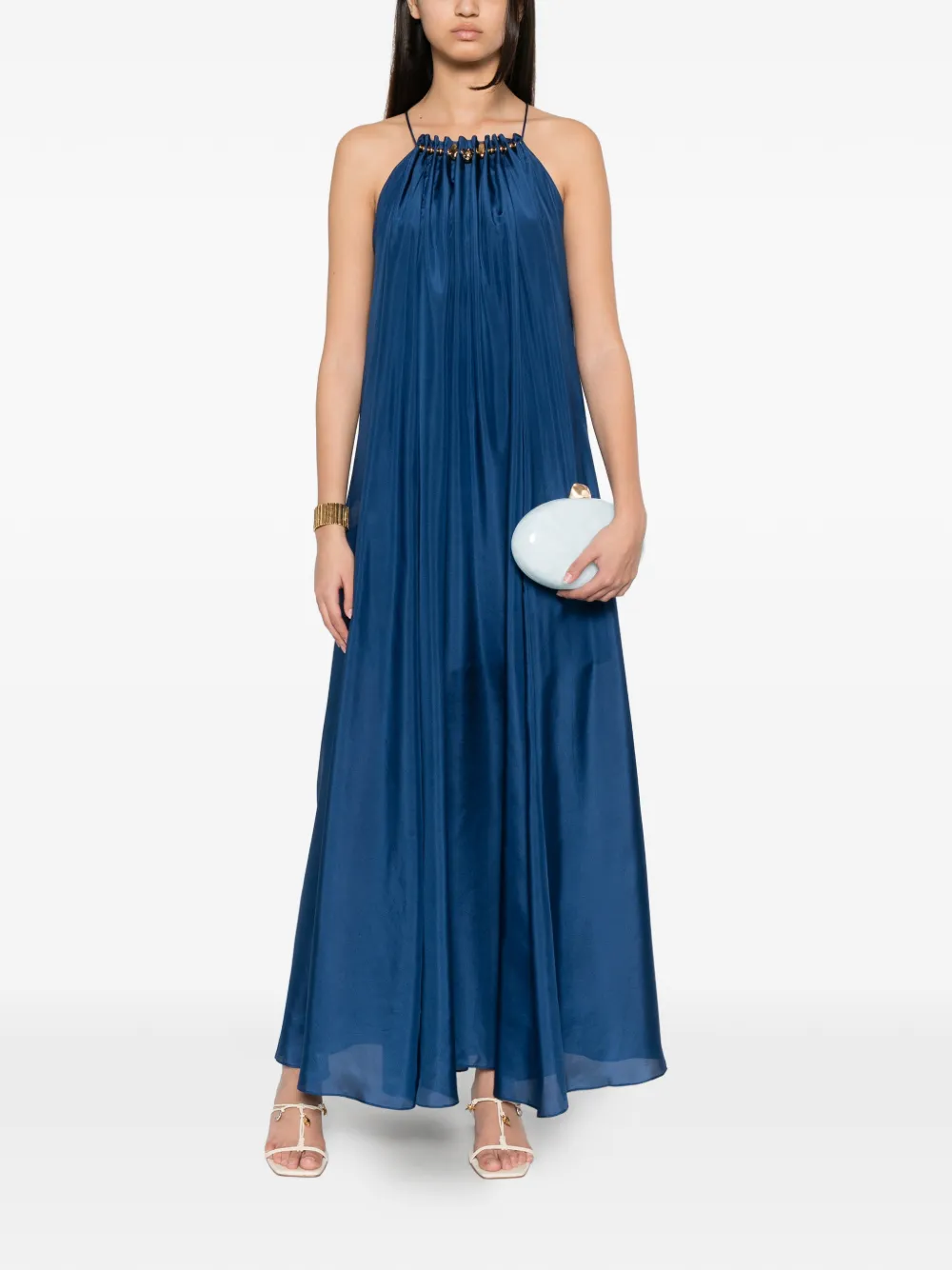 ZIMMERMANN Aster jurk verfraaid met kralen Blauw