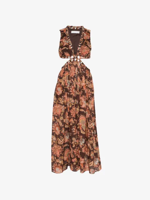 ZIMMERMANN Aster midi dress