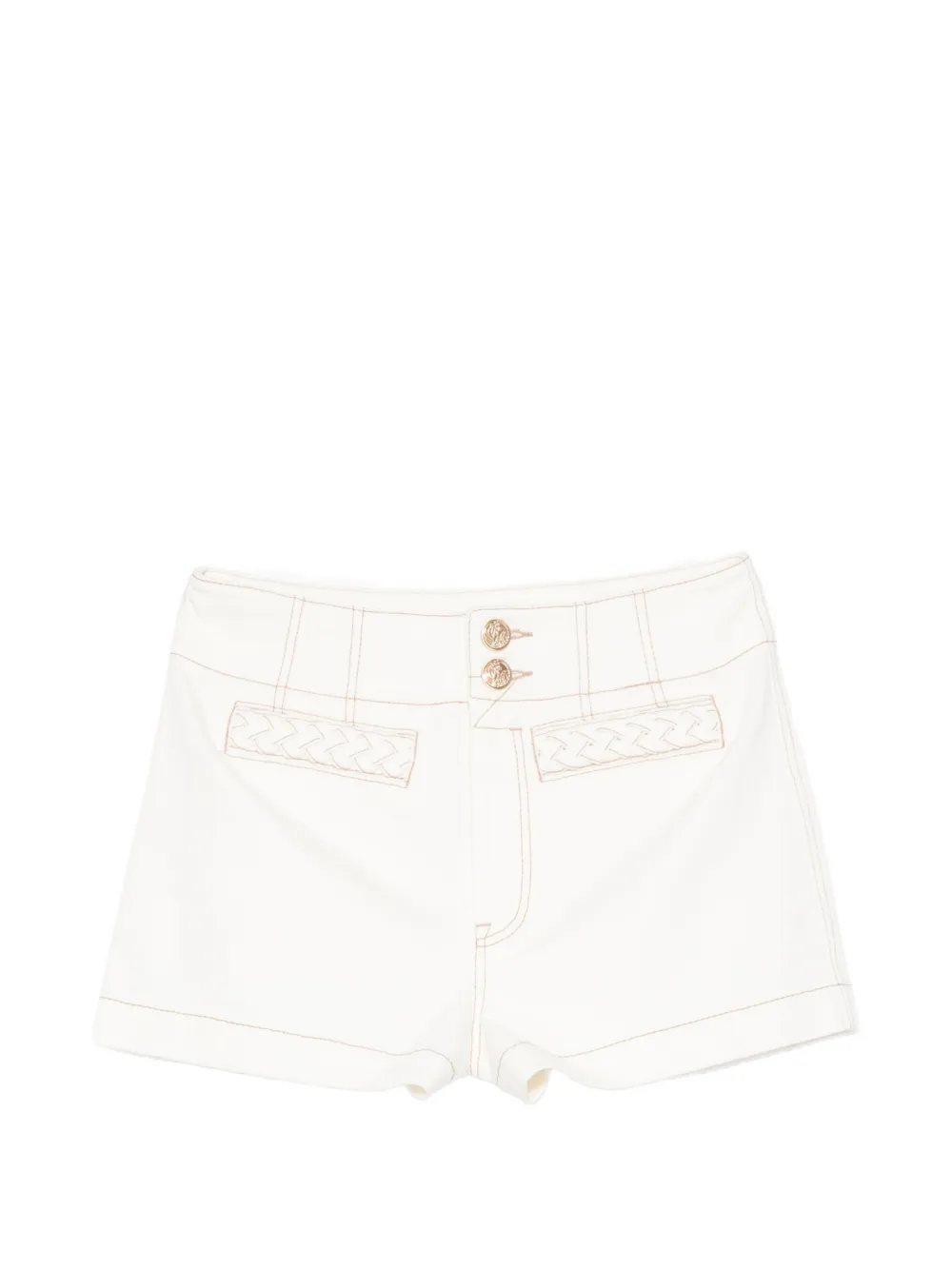 ZIMMERMANN Roselight braided-trim shorts - Neutrals