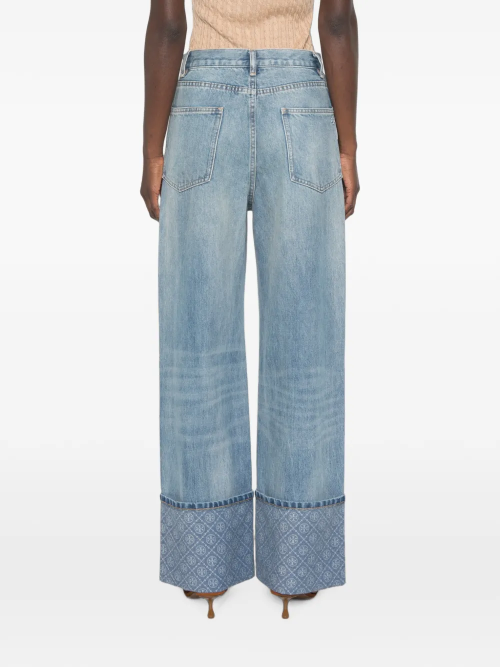 Tory Burch Straight jeans Blauw