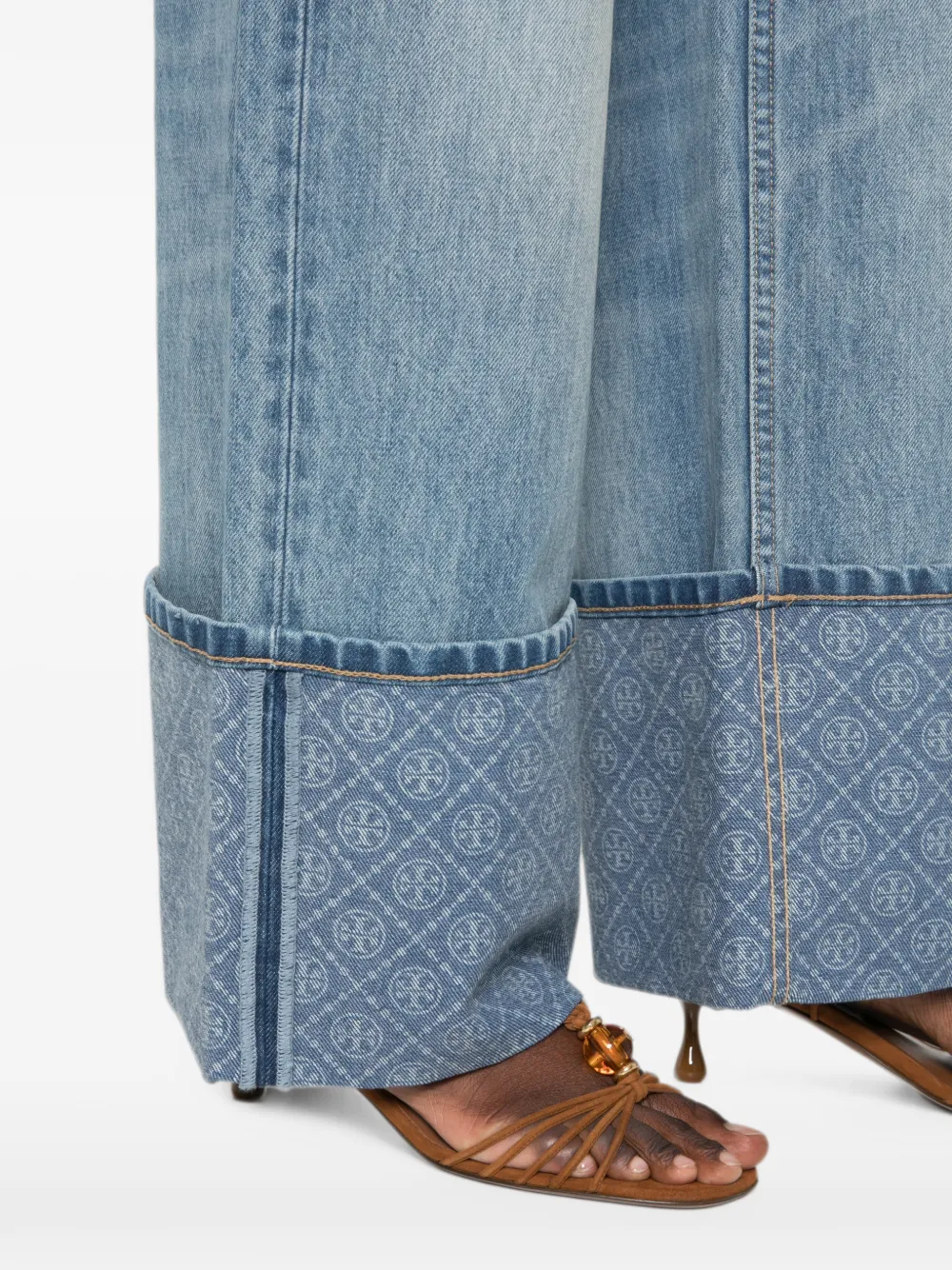 Tory Burch Straight jeans Blauw