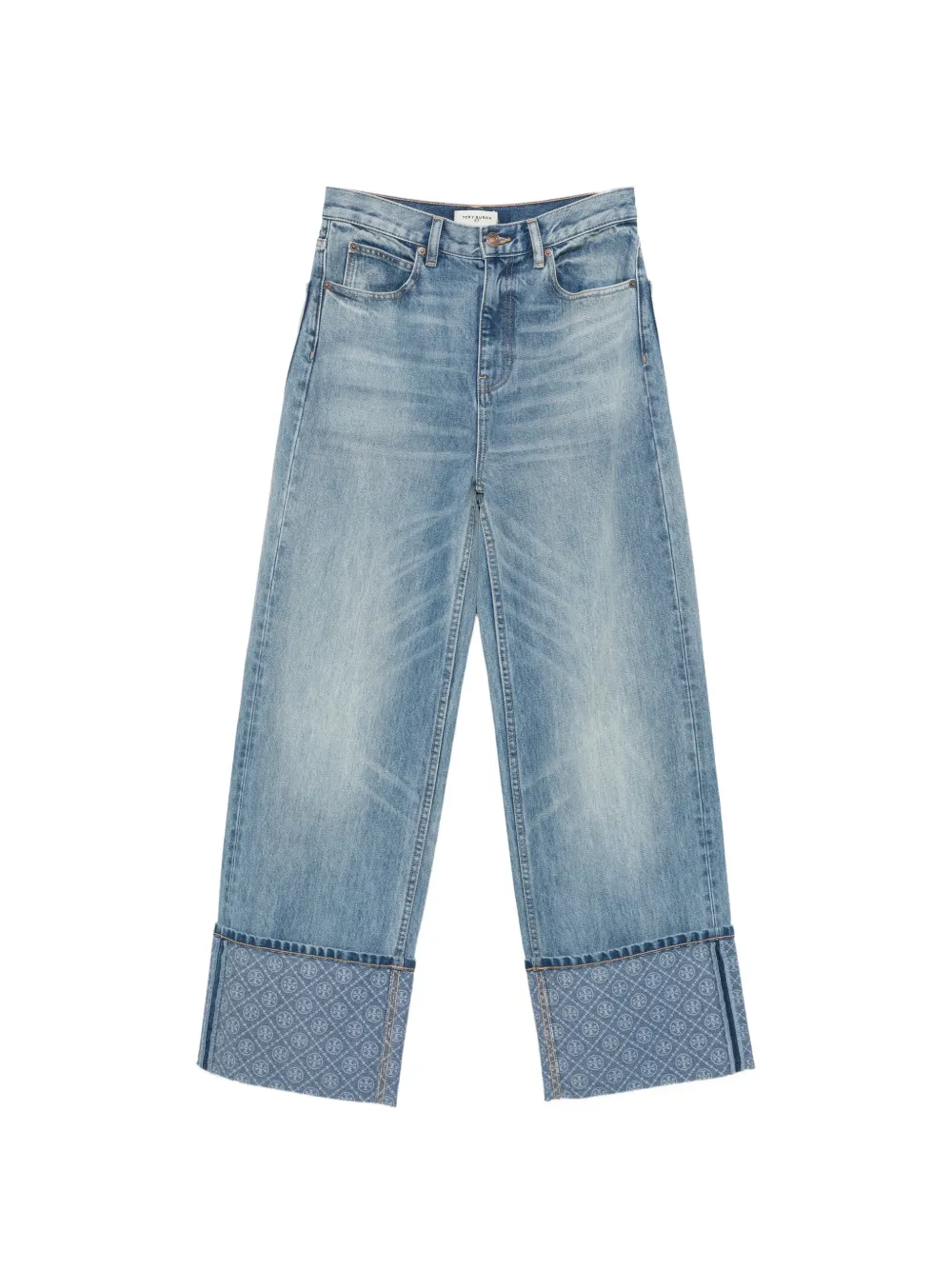 Tory Burch Jeans con stampa - Blu