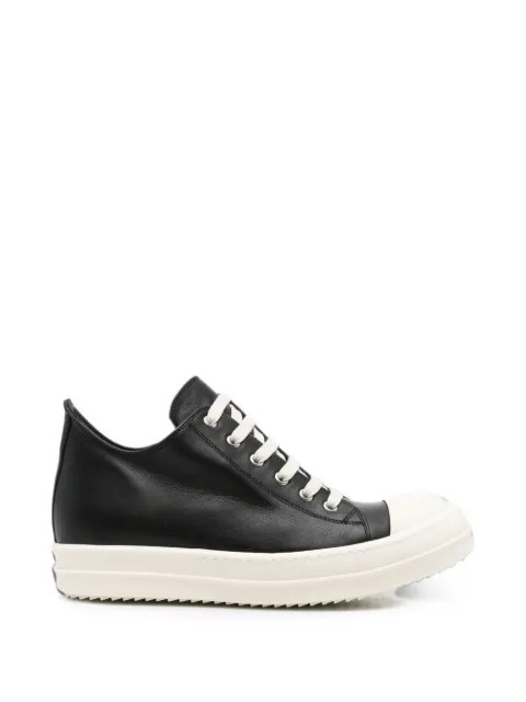 Rick Owens lace-up leather sneakers