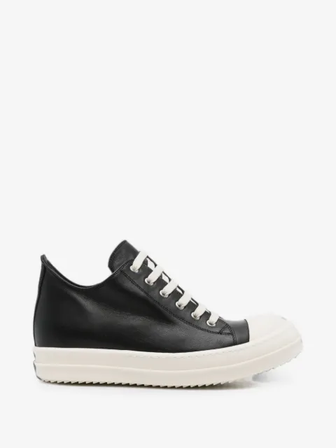 Rick Owens lace-up leather sneakers