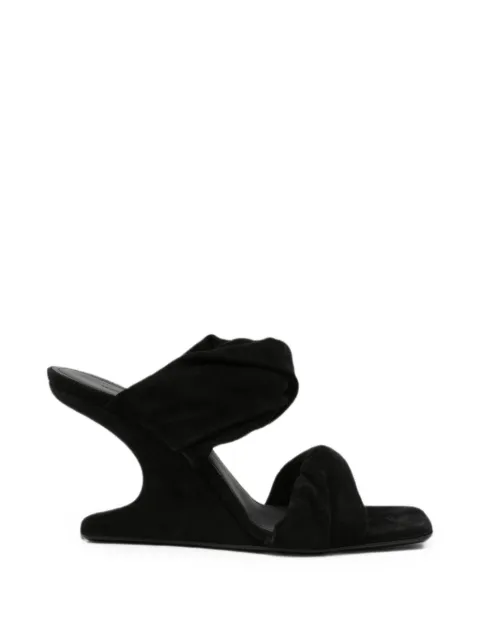 Rick Owens Cantilever suede sandals