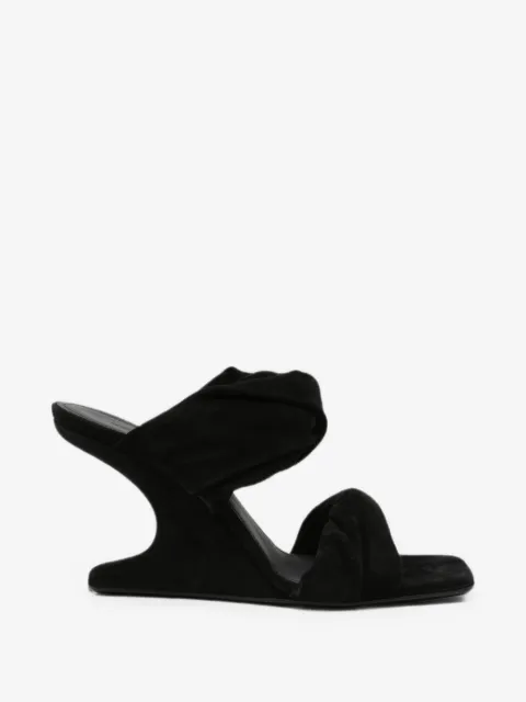Rick Owens Cantilever suede sandals