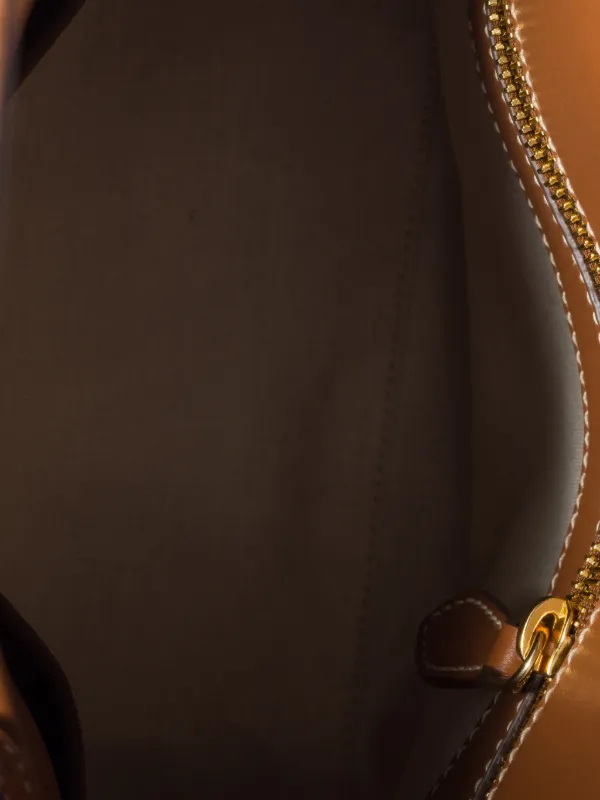 Miu Miu Aventure Canvas And Leather Bag | Neutrals | FARFETCH
