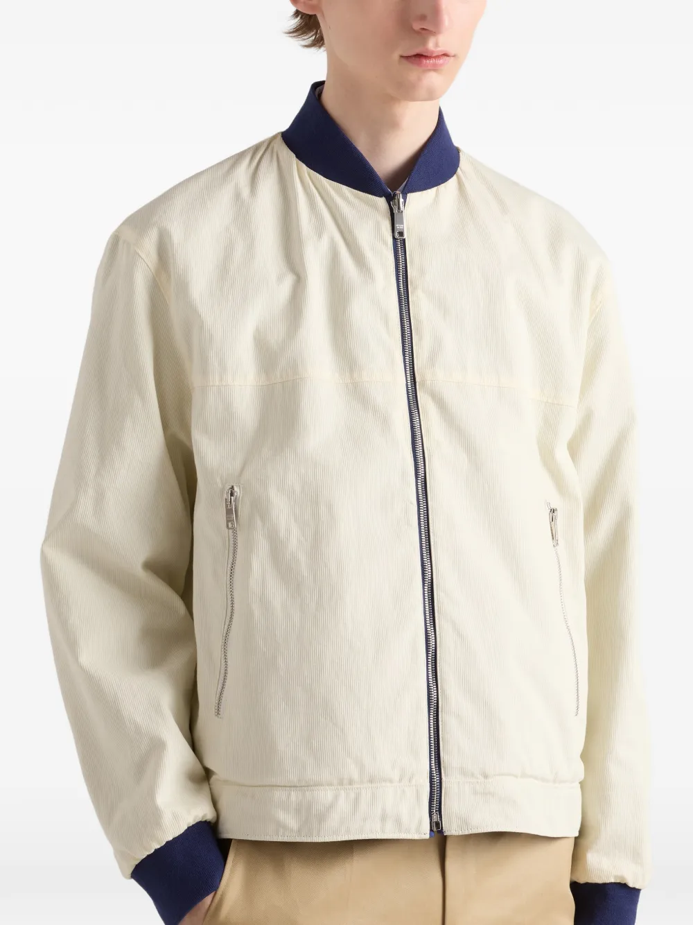 reversible Re-Nylon bomber jacket