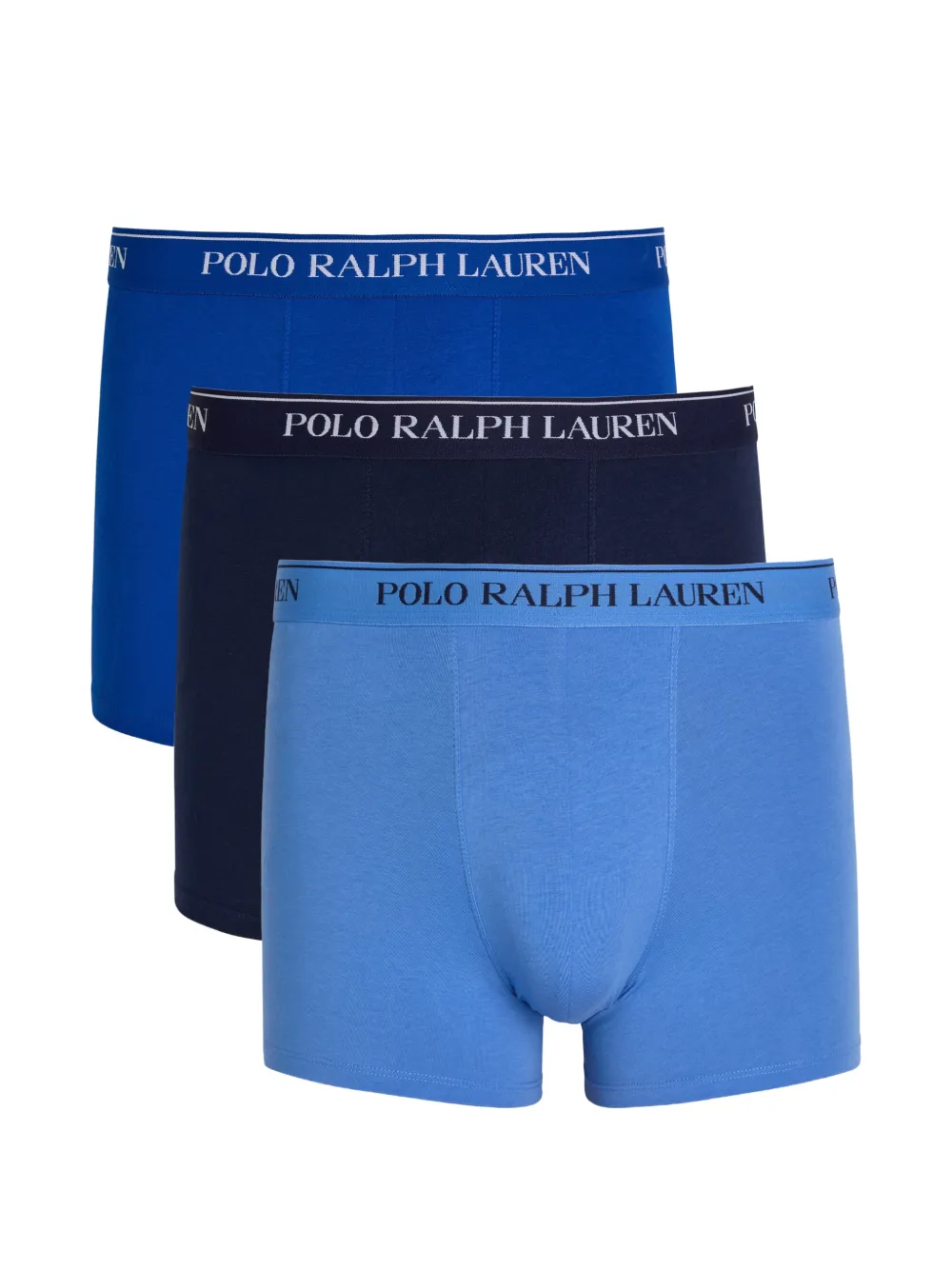 Polo Ralph Lauren logo-waistband boxers (pack of three) - Blu