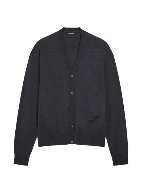 Jacquemus logo-embroidered cardigan