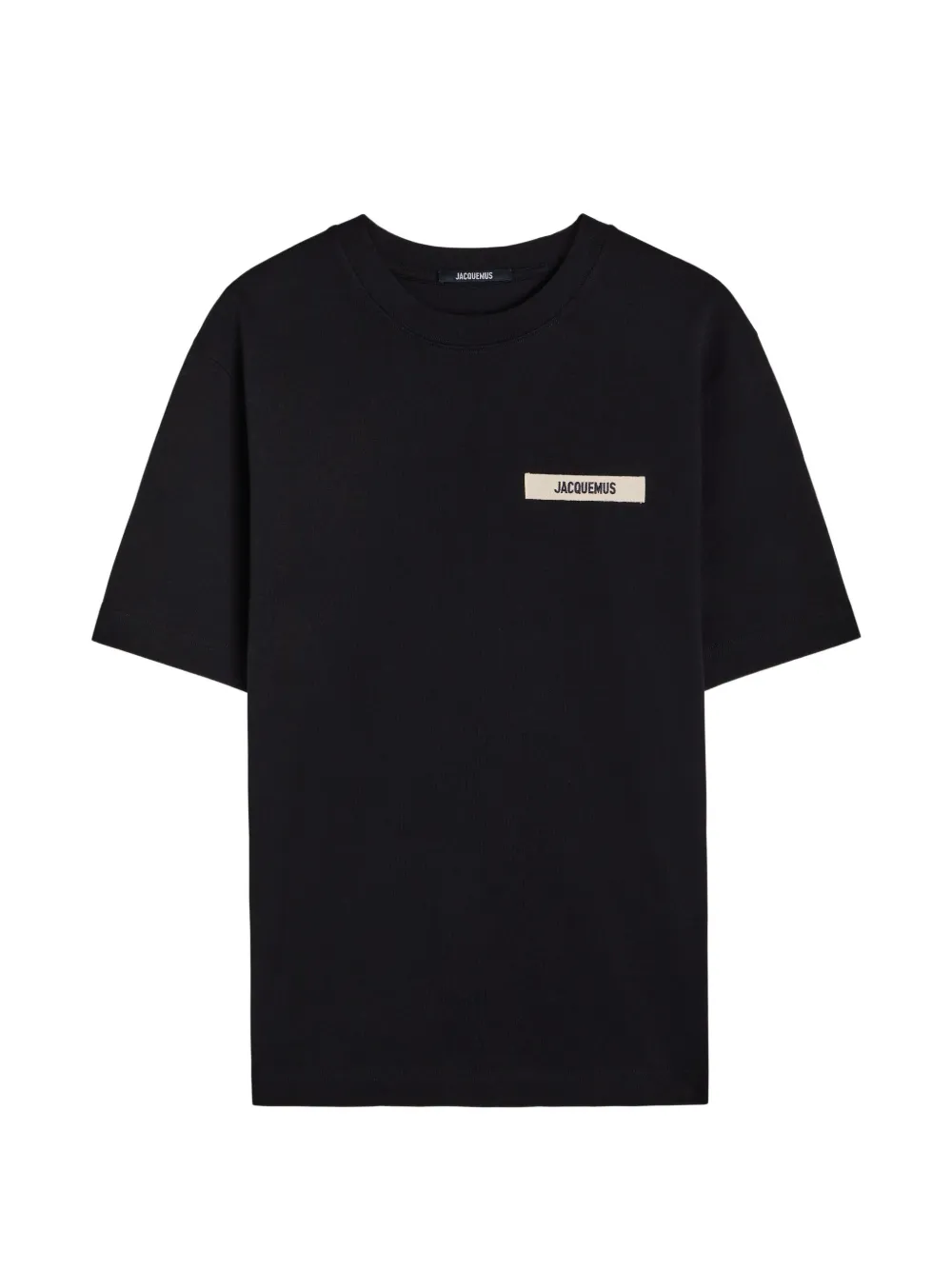 Jacquemus logo-patch T-shirt - Nero