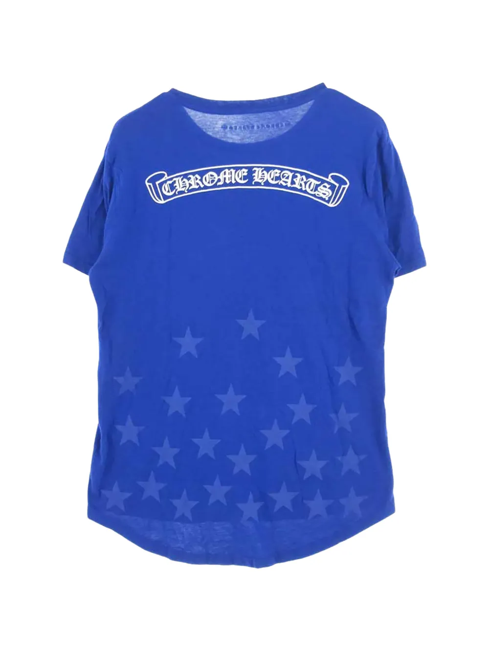Chrome Hearts vertical-logo Graphic T-shirt | Blue | FARFETCH