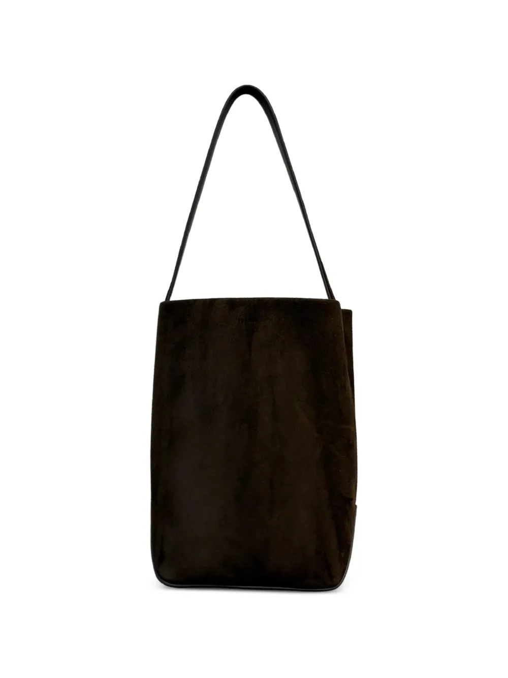 The Row small N/S Park shoulder bag - Brown
