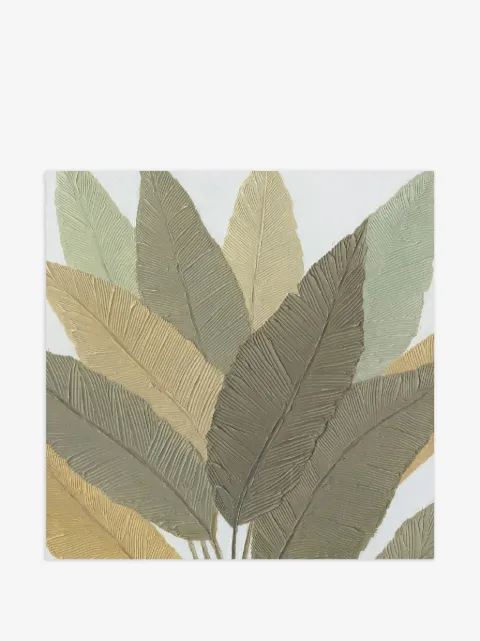 AGAVE QUADRI peinture Calathea à monture en bois