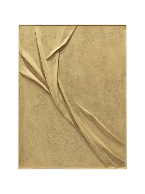 AGAVE QUADRI Suede painting in wooden frame