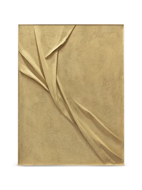 AGAVE QUADRI Suede painting in wooden frame