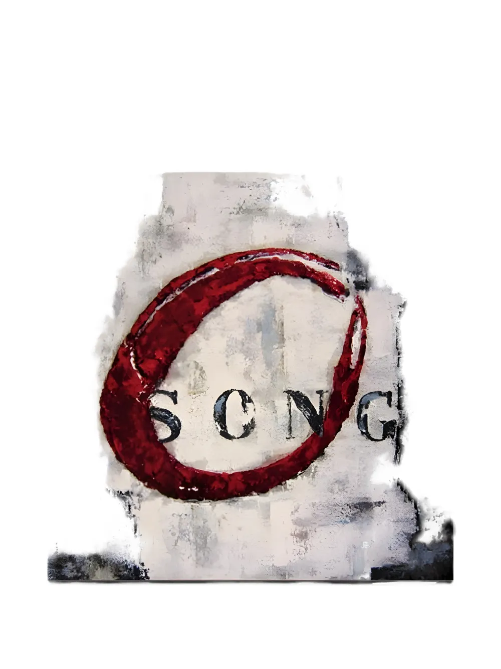 AGAVE QUADRI Song painting in wooden frame - Bianco