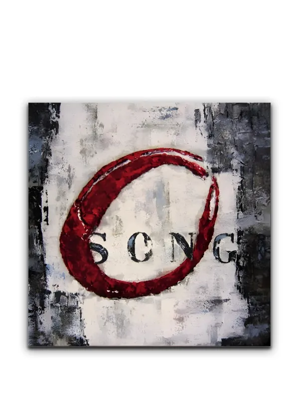 AGAVE QUADRI Song Painting In Wooden Frame | White | FARFETCH ID