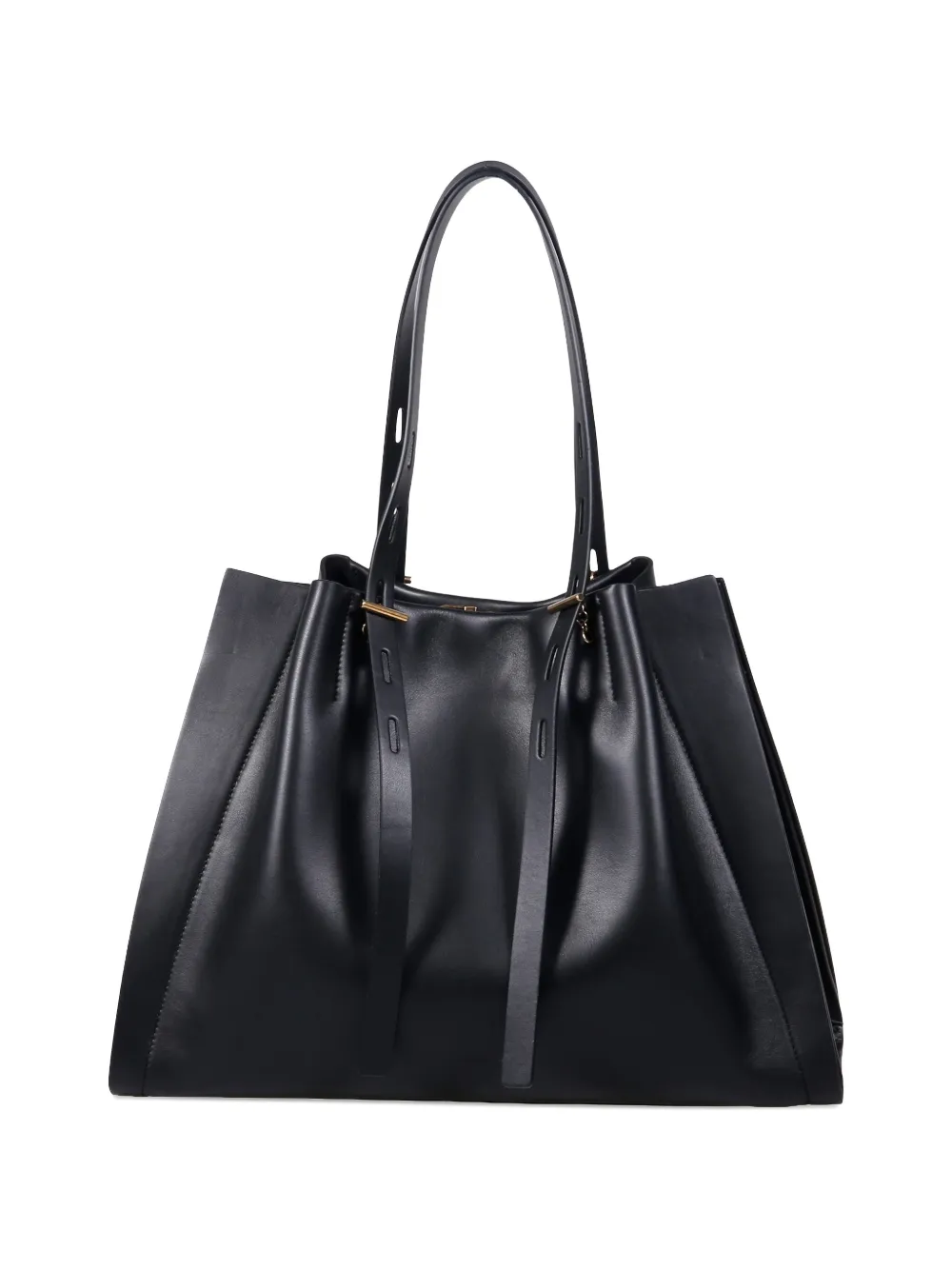  Minobossi Paulina Leather Shoulder Bag - Black 