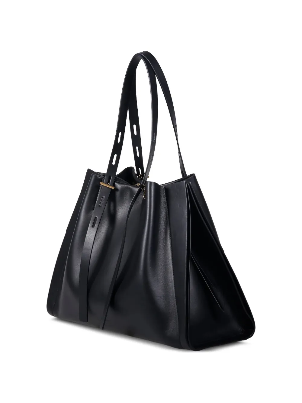  Minobossi Paulina Leather Shoulder Bag - Black 